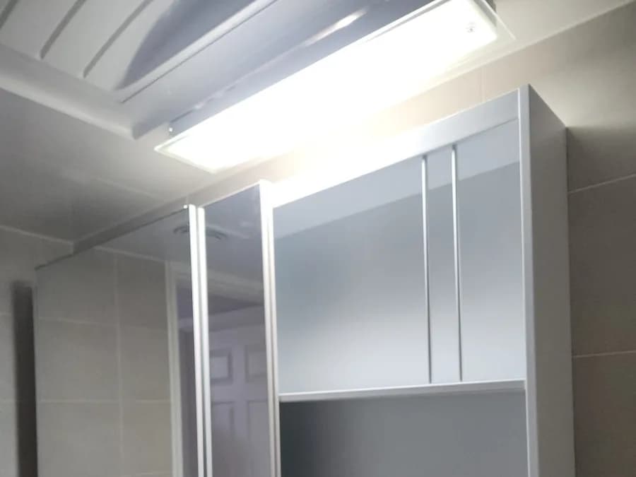 거울, 유리 교체 현장 사진